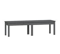Owoxanthellate Panchina da giardino a 2 posti, 159,5 x 44 x 45 cm, in legno di pino massiccio, design senza tempo, resistente alle intemperie, per balcone, terrazza, cortile