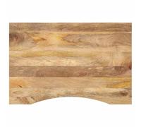 Owoxanthellate Pannello da scrivania in legno massiccio Mango 80 x 50 x 2,5 cm, design moderno, robusto e durevole, per casa, ufficio, tavolo da pranzo, cucina, set di giochi