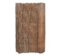 Owoxanthellate Recinzione di vimini, 5 x 1 m, recinzione naturale in vero vimini, per giardino e terrazza, versatile come protezione dal vento e decorazione da giardino