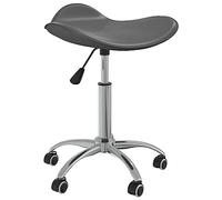 Owoxanthellate Sedia girevole per sala da pranzo, in ecopelle, altezza regolabile, 44 x 44 cm, design moderno con ruote e girevole a 360°, per cucina, soggiorno, ufficio