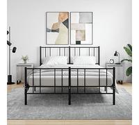 Owoxanthellate Set di 2 comodini Sonoma grigio in legno 40 x 30 x 50 cm, design moderno con spazio di archiviazione e fermata della porta selezionabile, robusto e salvaspazio, per camera da letto