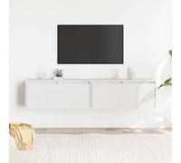 Owoxanthellate Set di 2 mensole da parete, in legno massello di pino massiccio, design moderno, robusto, per soggiorno, cucina, camera da letto, corridoio