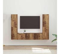Owoxanthellate Set di 3 tavole basse per TV, 30 x 31 x 60 cm, con presa LED e USB, design moderno e robusto, per soggiorno, camera da letto