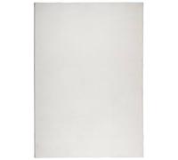 Owoxanthellate Tappeto IZA a pelo corto, moderno e morbido, per soggiorno, design scandinavo, con effetto 3D, geometrico, per camera da letto e corridoio, 120 x 170 cm, colore: crema
