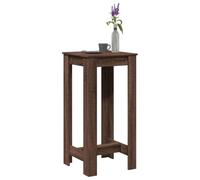 Owoxanthellate Tavolino da bar marrone effetto quercia 51 x 50 x 103,5 cm, in legno dal design moderno con portata di 80 kg, salvaspazio, per cucina, soggiorno, sala da pranzo