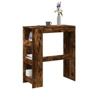 Owoxanthellate Tavolo da barba, 90 x 40 x 103,5 cm, materiale in legno con 3 ripiani, design moderno, costruzione robusta e durevole, versatile per cucina, soggiorno e sala da pranzo