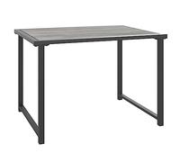 Owoxanthellate Tavolo da giardino antracite, 55 x 40 x 37 cm, in acciaio e DPC, robusto tavolino per giardino, terrazza e balcone, tavolino compatto per set da salotto, design modulare