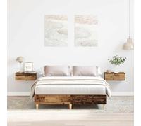 Owoxanthellate Telaio letto 120 x 200 cm, effetto legno di eucalipto massiccio, con rete a doghe, robusto letto in legno, design moderno, per camera da letto, ragazzi, camera degli ospiti