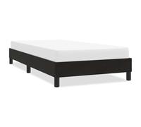 Owoxanthellate Telaio letto in velluto nero, 100 x 220 cm, con rete a doghe, moderno letto da sogno senza materasso, robusto letto singolo per camera da letto e camera degli ospiti