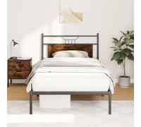 Owoxanthellate Telaio per letto in legno e acciaio, 107 x 203 cm, design moderno, robusto e durevole, sotto la superficie, per camera da letto e camera degli ospiti