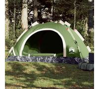 Owoxanthellate Tenda da campeggio per 4 persone, verde, 260 x 200 x 160 cm, ultra leggera, pop-up con sistema a rilascio rapido, impermeabile, in poliestere per trekking, festival, avventure all'aria