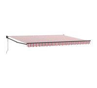 Owoxanthellate Tenda da sole retrattile, 450 x 300 cm, in poliestere e alluminio, design moderno, resistente ai raggi UV, resistente alle intemperie, per balcone, terrazza, giardino e tetto
