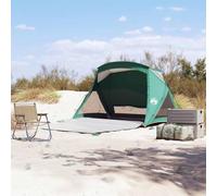 Owoxanthellate Tenda da spiaggia per 2 persone, verde mare, 150/256 x 162 x 157,5 cm, impermeabile, protezione solare pop-up shelter, tenda leggera da campeggio per spiaggia giardino sabbiera e picnic