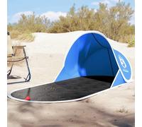 Owoxanthellate Tenda da spiaggia pop-up, blu celeste, 190 x 80 x 60 cm, impermeabile in poliestere 190T con custodia per il trasporto, ultraleggero pop-up per spiaggia, giardino e piscina per bambini