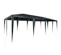 Owoxanthellate Tenda per feste, verde, 800 x 400 x 266 cm, moderna gazebo rettangolare in polietilene e acciaio, robusto gazebo pieghevole per terrazza, balcone, giardino ed eventi all'aperto