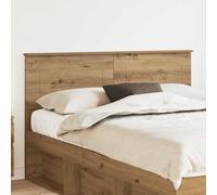 Owoxanthellate Testiera Artisan Rovere 143 x 7 x 100 cm Materiale Legno Camera da Letto Design Moderno con Superficie Di Facile Manutenzione per Appartamenti in Città e Case Contemporanee