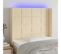 Owoxanthellate Testiera da letto a LED, 103 x 16 x 118/128 cm, altezza regolabile, in tessuto, design moderno per leggere e guardare la TV, per camera da letto, camera degli ospiti e camera dei