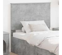 Owoxanthellate Testiera in cemento grigio 83 x 7 x 100 cm in legno per camera da letto moderna, letto parete posteriore con semplice eleganza e facile da montare per letto singolo o letto a molle