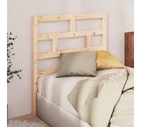 Owoxanthellate Testiera in legno di pino massiccio non trattato, 96 x 4 x 100 cm, design moderno e robustezza per telaio del letto senza headboard camera da letto decorazione