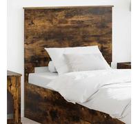 Owoxanthellate Testiera in rovere affumicato, 83 x 7 x 100 cm, materiale in legno massiccio, moderna, effetto testata, durevole e facile da pulire, per camera da letto, camera dei ragazzi, camera