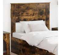 Owoxanthellate Testiera letto 102 x 7 x 100 cm in legno di rovere affumicato, design moderno, robusta e durevole, parete posteriore Easy Care for Bedroom Living Room