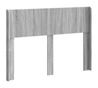 Owoxanthellate Testiera per letto da 120/140 cm, in legno Sonoma, moderna, larghezza 126,5 cm, con doghe verticali, per camera da letto, pannello per montaggio sul telaio del letto