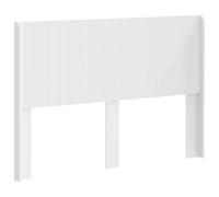 Owoxanthellate Testiera per letto da 140/145 cm, in legno, per letto matrimoniale e futon, moderna schienale con doghe verticali per camera da letto, 146,5 x 7 x 100 cm