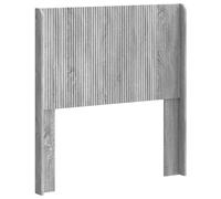 Owoxanthellate Testiera per letto in legno Sonoma, 82 x 7 x 100 cm, con design a doghe verticali per montaggio sul telaio del letto, schienale stabile per camera da letto