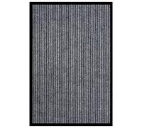 Owoxanthellate Zerbino 80 x 120 cm, antiscivolo, grigio a righe | Zerbino assorbente per corridoio e ingresso. La superficie in feltro agugliato assorbe lo sporco in modo affidabile.
