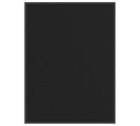 Owoxanthellate Zerbino nero, 90 x 120 cm, antiscivolo | Resistente zerbino per corridoio e veranda con pile felpato assorbente e fondo in PVC antiscivolo.