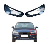OWPBZ Copertura for fari Anteriori Auto Compatibile con Audi A1 2015 2016 2017 2018 Paralume Trasparente Paralume Lente Vetro for fari Anteriori(1pcs Right)