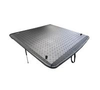 OWPBZ Copertura Posteriore for cassone del Pick-up Compatibile con Pick-up Great Wall 2008-2013, Accessori for Pick-up in Lega di Alluminio, Copertura Retrattile for cassone.