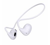 OWS PRO - Auricolari a conduzione d'aria, con vestibilità avvolgente, wireless, compatibili con iOS e Android, di lunga durata, colore: bianco