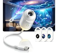 OWSEN 2026 New Hd Smart Dynamic 5d Holographic Night Light Projector - Proiettore stelle soffitto - Plug and Play Hd Star Projector,360° Adjustable Hd Galaxy and Ocean Projectors (With 3 Films)