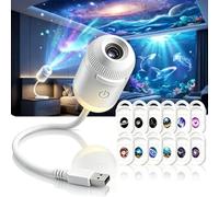 OWSEN 2026 New Hd Smart Dynamic 5d Holographic Night Light Projector - Proiettore stelle soffitto - Plug and Play Hd Star Projector,360° Adjustable Hd Galaxy and Ocean Projectors (With 12 Films)