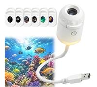 OWSEN 2026 New Hd Smart Dynamic 5d Holographic Night Light Projector - Proiettore stelle soffitto - Plug and Play Hd Star Projector,360° Adjustable Hd Galaxy and Ocean Projectors (With 6 Films)