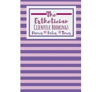 Owthornes Notebooks The Esthetician Clientele Bookings (Tascabile)