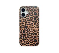 owwiktten Brown Cheetah Print Leopard Phone Case for iPhone 16 6.1 pollici Retro Trendy Luxury Matte Slim Protettiva Cool Girls Women Funda iPhone 16 Cover