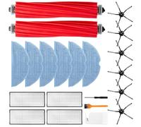 OWZ Accessori di ricambio Compatibile con S7: - 21 accessori di ricambio Compatibile con S7 Plus S7 MaxV Ultra S7 Pro T7 T7S Plus, 2 spazzole principali, 6 spazzole laterali, 6 salviette, 4