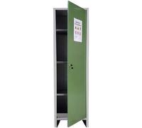 ARMADIO IN METALLO 1 anta PER FITOFARMACI CON RIPIANI 50x40x180 h cm agricoltur