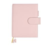 Ox Knight Copertina in pelle per agenda Hobonichi, Stalogy, Midori Hibino, Leuchtturm1917 e altro, formato A6, con passante per penna, slot per schede, tasca posteriore e segnalibri, colore: rosa