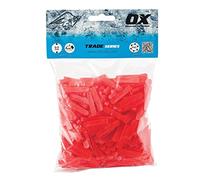 OX ox-t160605 scambi a forma di cuneo distanziatori per piastrelle, rosso, 6 mm