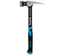 OX TOOLS Martello Ultrastrike Pro con testa zigrinata e testa dritta, manico in acciaio e impugnatura comoda, 850,5 g