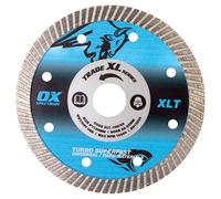 OX Tools Trade XLT-125/22 - Lama diamantata Turbo XL, altezza segmento 10 mm, universale e multiuso, diametro 125 mm, foro 22,23 mm