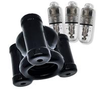 Oxballs Buzz Squeeze Ballsack Intense Triple 360 Vibe-Black