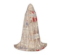 OXbnmm Barca Spiaggia Stella Marina Shell Adolescente Capo Con Cappuccio Mantello Piccolo Cosplay Costume Strega Vampiro Mago Masquerade Palla Palcoscenico