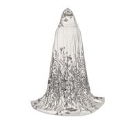 OXbnmm Floral Herbs Botanical Incisione Adolescente Mantello Con Cappuccio Mantello Piccolo Cosplay Costume Strega Vampiro Mago Masquerade Ball Stage