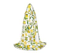 OXbnmm Fresh Tropical Lemons Adolescente Mantello Con Cappuccio Piccolo Cosplay Costume Strega Vampiro Mago Masquerade Ballo Palcoscenico