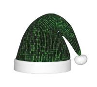 OXbnmm Hacker Era - Cappelli da festa per bambini, cappello di Babbo Natale per feste natalizie e festive, cappello di Natale extra spesso in velluto