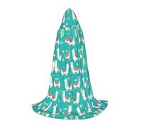 OXbnmm Mantello con cappuccio in alpaca indiana per adolescente, piccolo costume da strega, vampiro, mago, ballo in maschera, palcoscenico